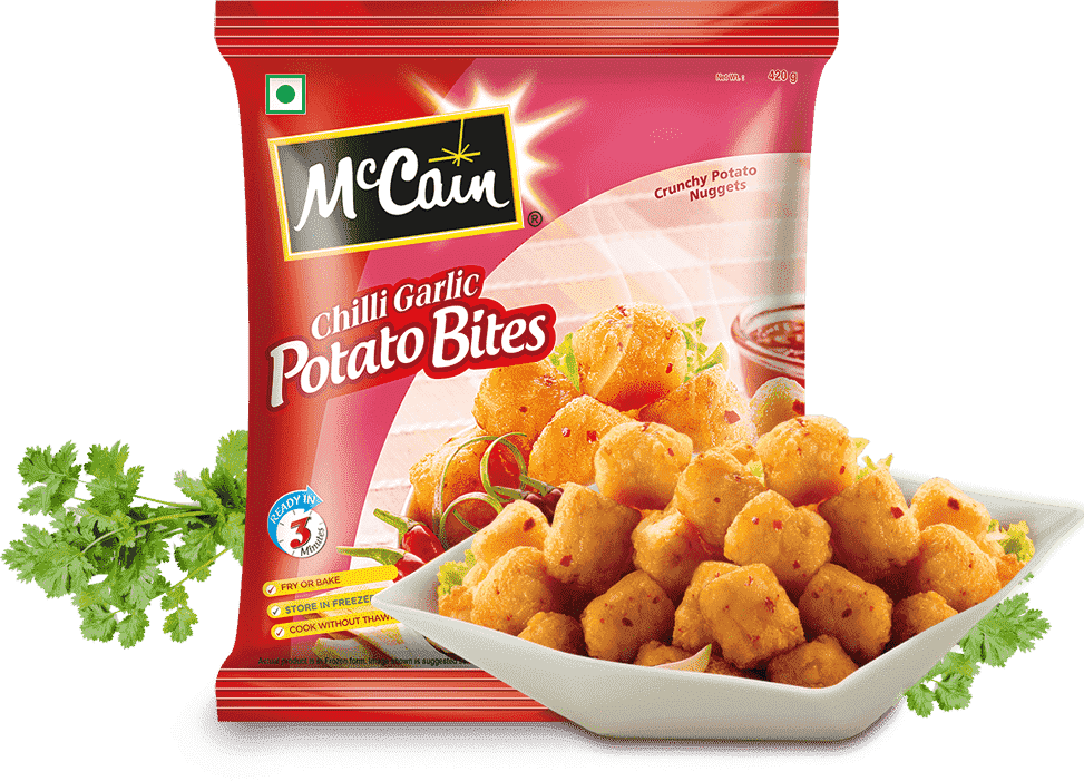 Mccain chilli garlic potato bites 700gm