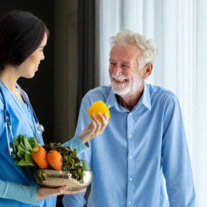 Nutritionist Patient in Hospital