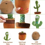DANCING CACTUS TOY WITH MANY SONGS AND RECORDING