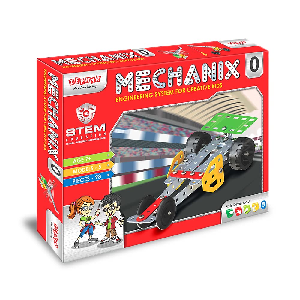 MECHANIX-0 DIY STEM Toy, Building Construction Set for Boys and Girs Age 8+