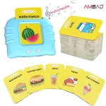 Early Card Game Device For kids Flash Cards for Kids -112 pcs Card 224 Patterns